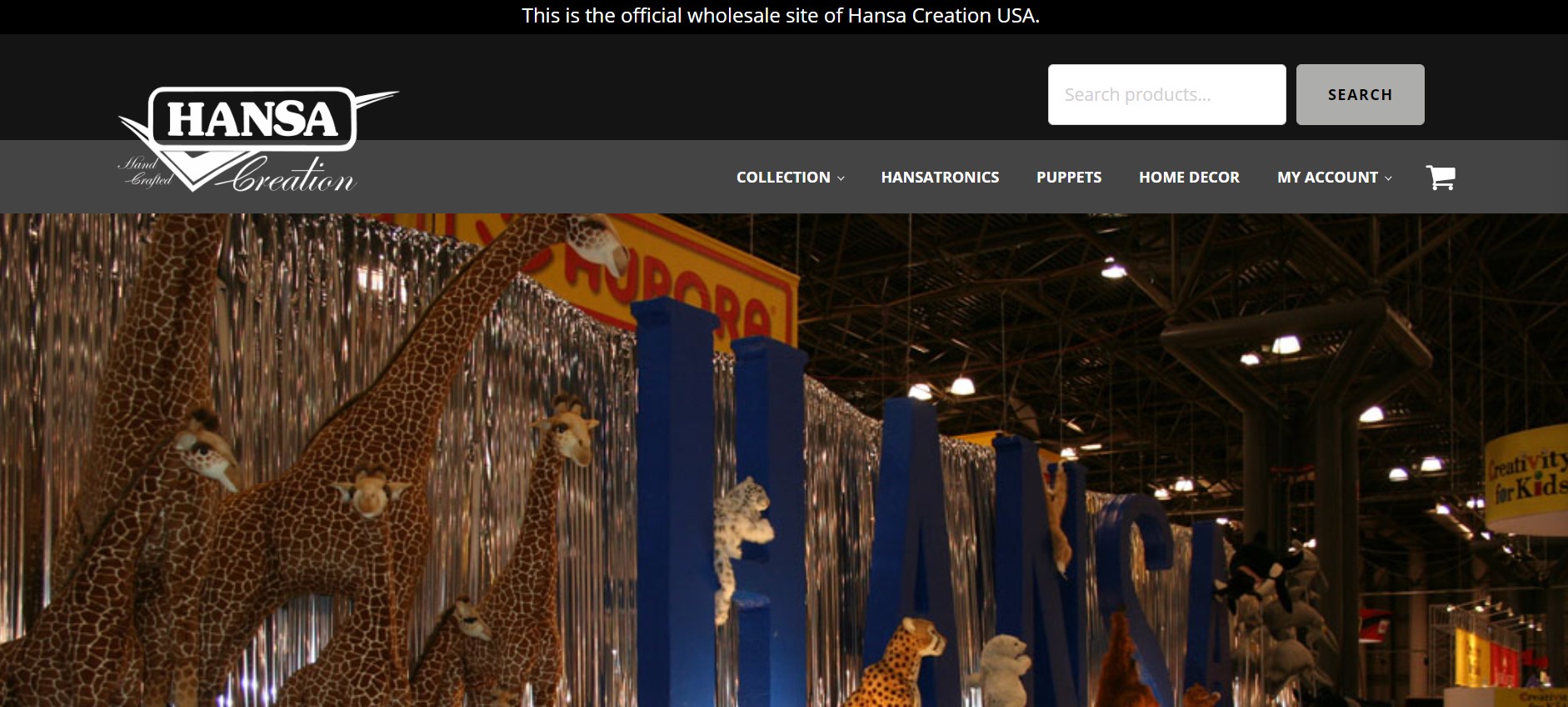 Hansa Creations USA Website Card